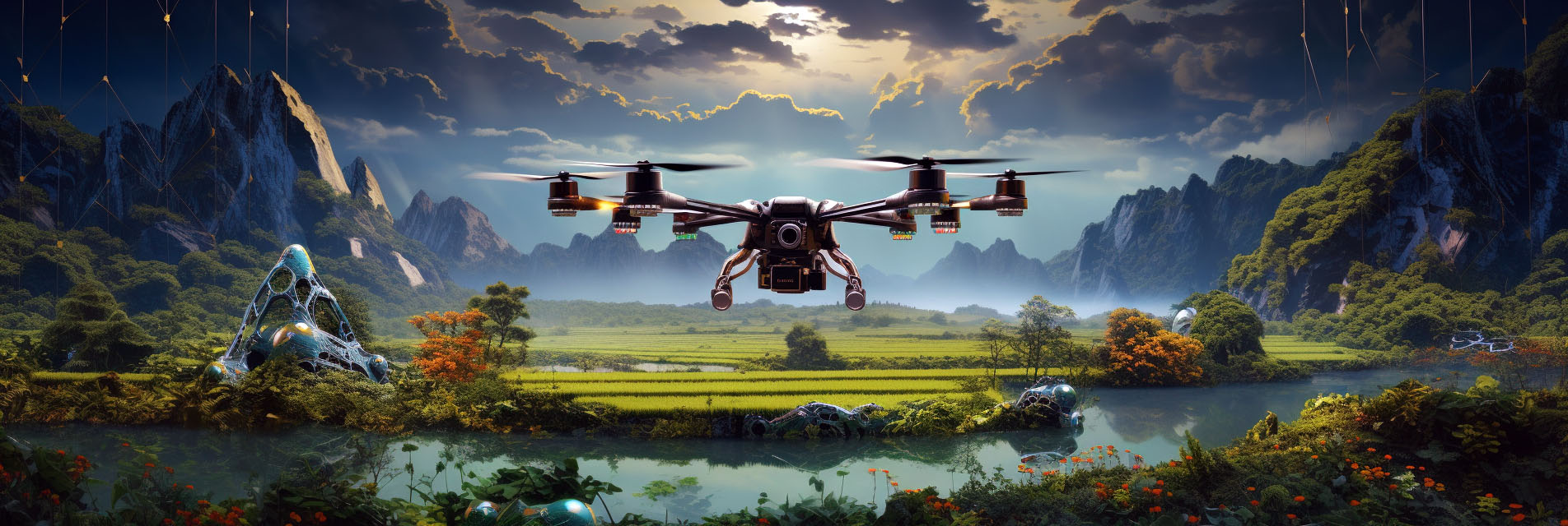 AI-driven Robots and Drones Restore Ecology