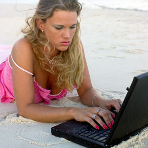 Beach Laptop